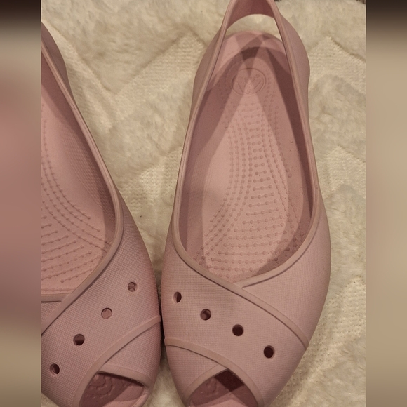 Crocs Peep Toe Slingbacks - Picture 12 of 14